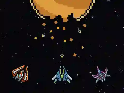 Spel Galactic Pixel Storm på nätet