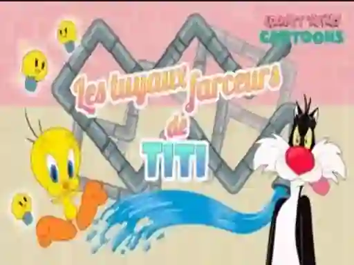 Spel Looney Tunes Cartoons Les tuyaux farceurs de Titi på nätet
