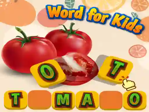 Spel Fruits and Vegetables Word for Kids på nätet