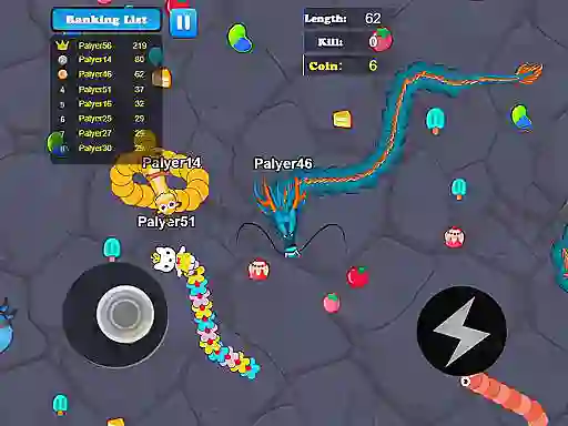 Spel Greedy Snake Multiplayer Duel på nätet