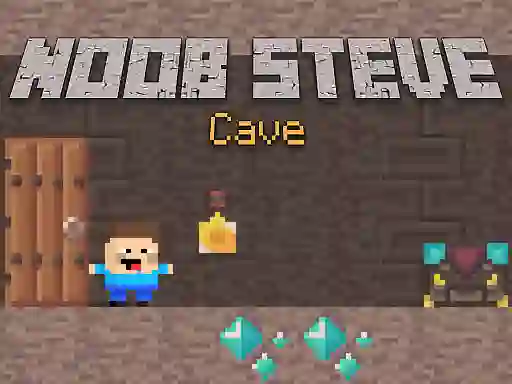 Spel Noob Steve Cave på nätet