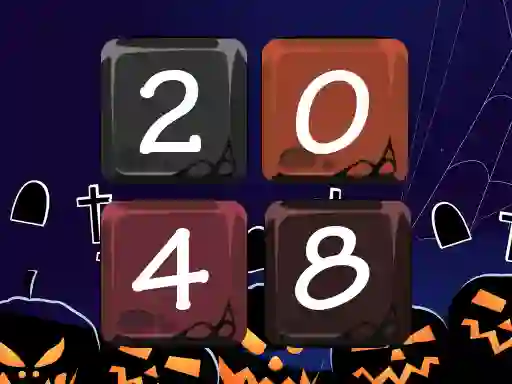 Spel Halloween 2048 på nätet