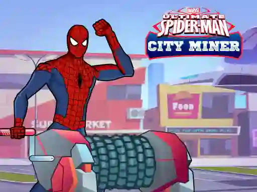 Spel Spiderman Gold Miner på nätet