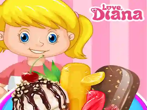 Spel Ice Cream love Diana på nätet