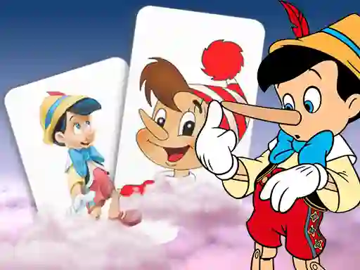 Spel Pinocchio Memory card Match på nätet