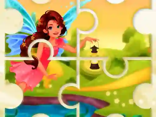 Spel Little Cute Summer Fairies Puzzle på nätet