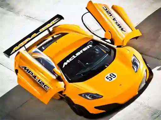 Spel McLaren GT3 Puzzle på nätet