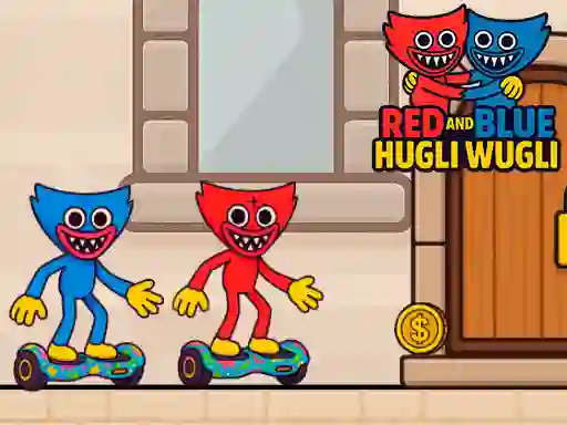 Spel Red and Blue Hugli Wugli på nätet