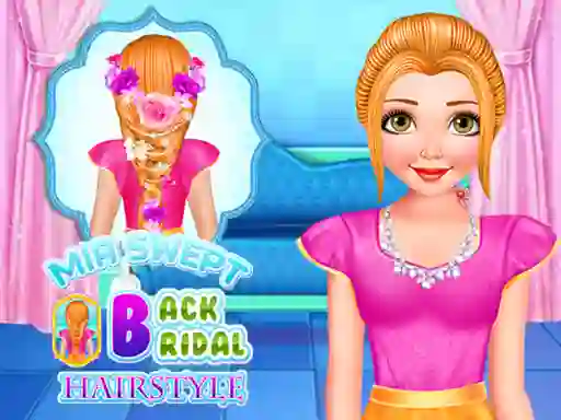 Spel Mia Swept Back Bridal Hairstyle på nätet