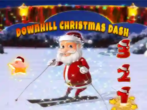 Spel Downhill Christmas Dash på nätet