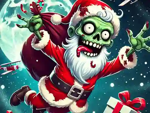 Spel Flappy Zombie Santa Christmas Game på nätet
