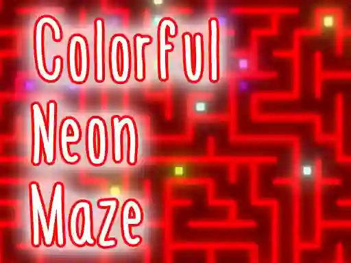Spel Colorful Neon Maze på nätet