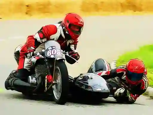 Spel Sidecar Racing Puzzle på nätet