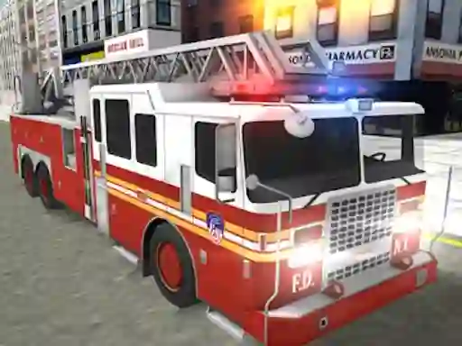 Spel Real Truck Fire Drive Sim på nätet