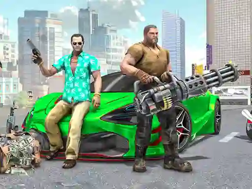 Spel Real Gangster City Crime Car Simulator Game på nätet