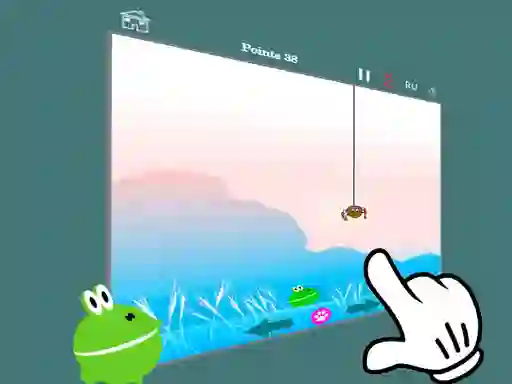 Spel Hunt feed the frog 2 på nätet