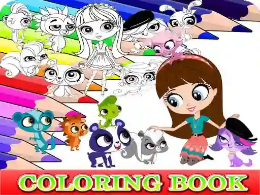 Spel Coloring Book for Littlest Pet Shop på nätet