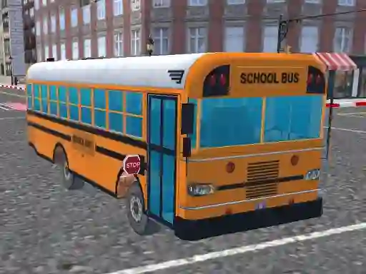 Spel Bus School Park Driver på nätet