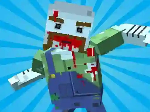 Spel Blocky Gun Warfare Zombie på nätet