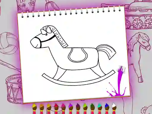 Spel Coloring Book: Toy Shop på nätet