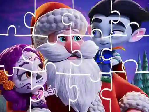 Spel Super Monsters Christmas Jigsaw på nätet