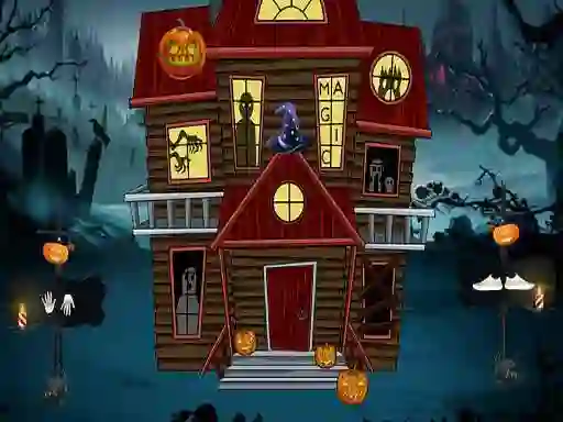 Spel Halloween Magic Lady Escape på nätet