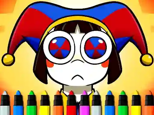 Spel Digital Circus Coloring Adventure på nätet
