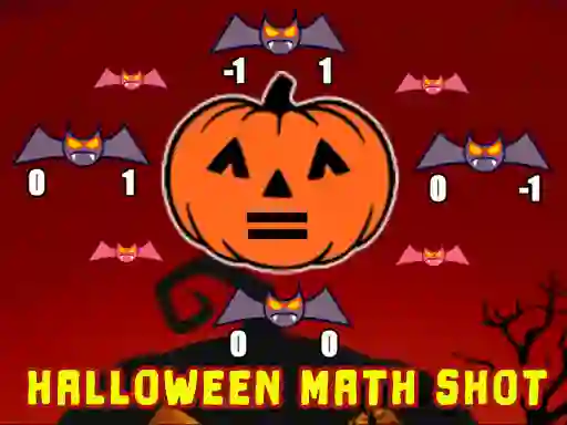 Spel Halloween Math Shot på nätet