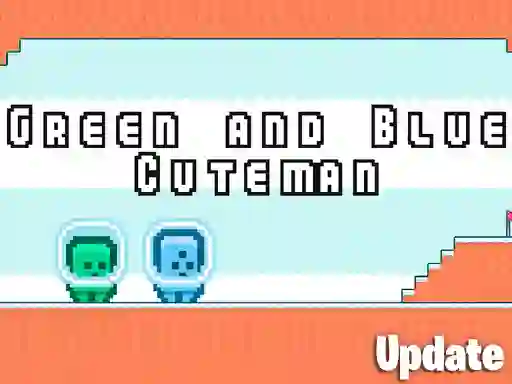 Spel Green and Blue Cuteman på nätet