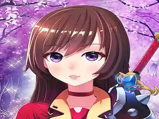 Spel Anime Girl Fantasy Dress Up på nätet
