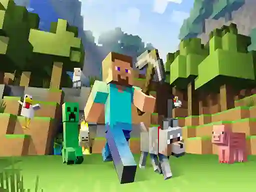 Spel Minecraft touch på nätet