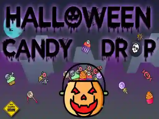 Spel Halloween Candy Drop på nätet