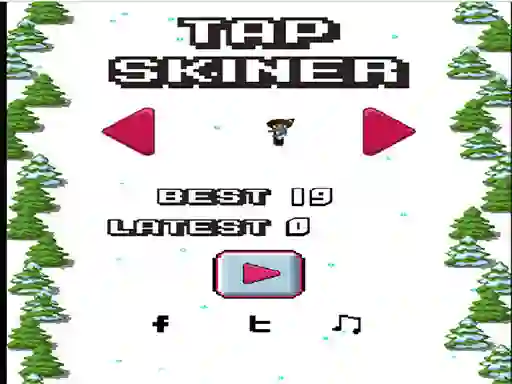 Spel Tap Skier på nätet