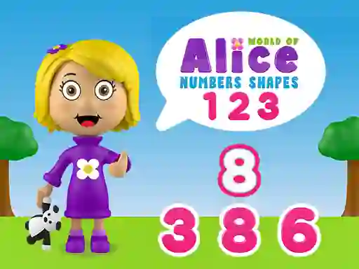 Spel World of Alice Numbers Shapes på nätet