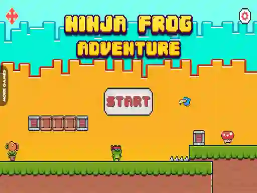 Spel Ninja Frog Adventure på nätet