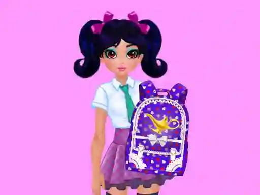 Spel Jasmine and Elsa School Bag Design Contest på nätet