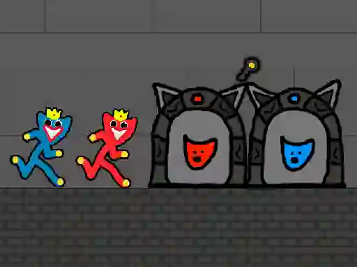 Spel Red and Blue Stickman Huggy 2 på nätet