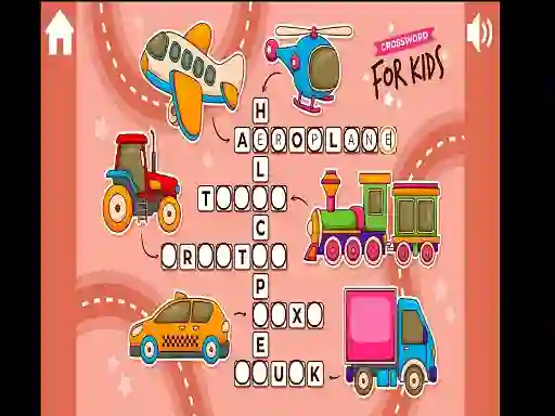 Spel Crossword for Kids på nätet