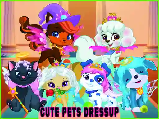 Spel Cute Pets Summer Dress Up på nätet