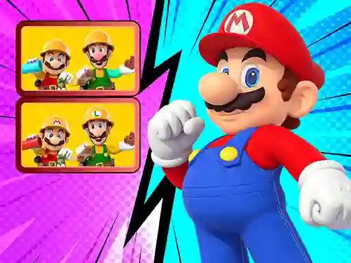 Spel Mario spot The Differences på nätet