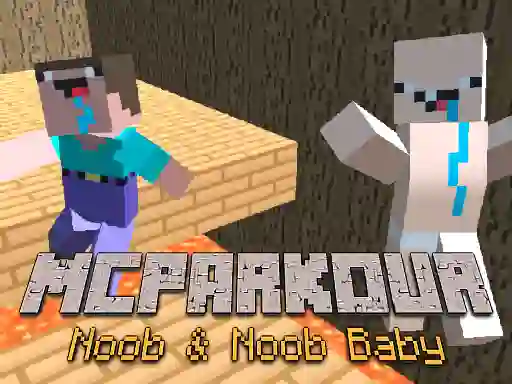 Spel MCParkour Noob & Noob Baby på nätet