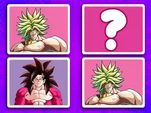 Spel DragonBall Match Cards på nätet