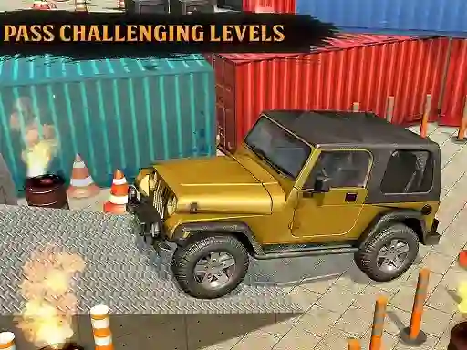 Spel Classic Real 4x4 Jeep Parking Drive Game på nätet