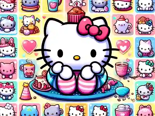 Spel Cute Kitty Memory Challenge på nätet