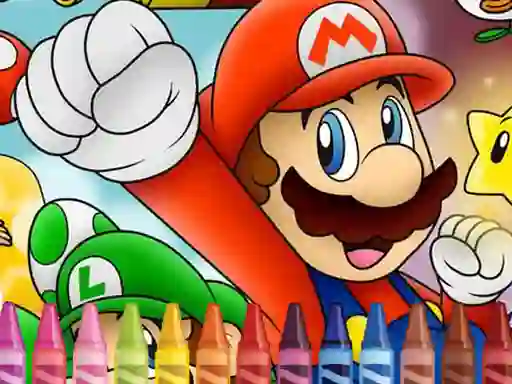 Spel Mario Coloring på nätet