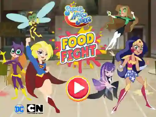 Spel DC Super Hero Girls Food Fight på nätet