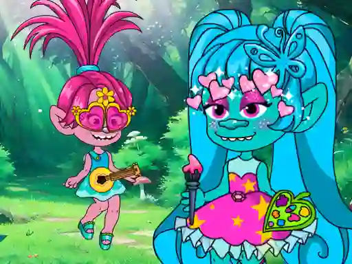 Spel Chibi Troll Fashion Maker på nätet