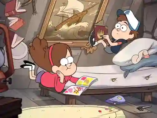 Spel Gravity Falls Slide på nätet