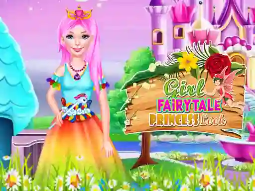 Spel Girl Fairytale Princess Look på nätet