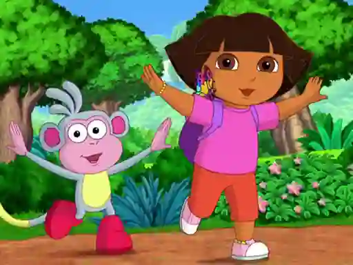 Spel Dora The Explorer Coloring på nätet